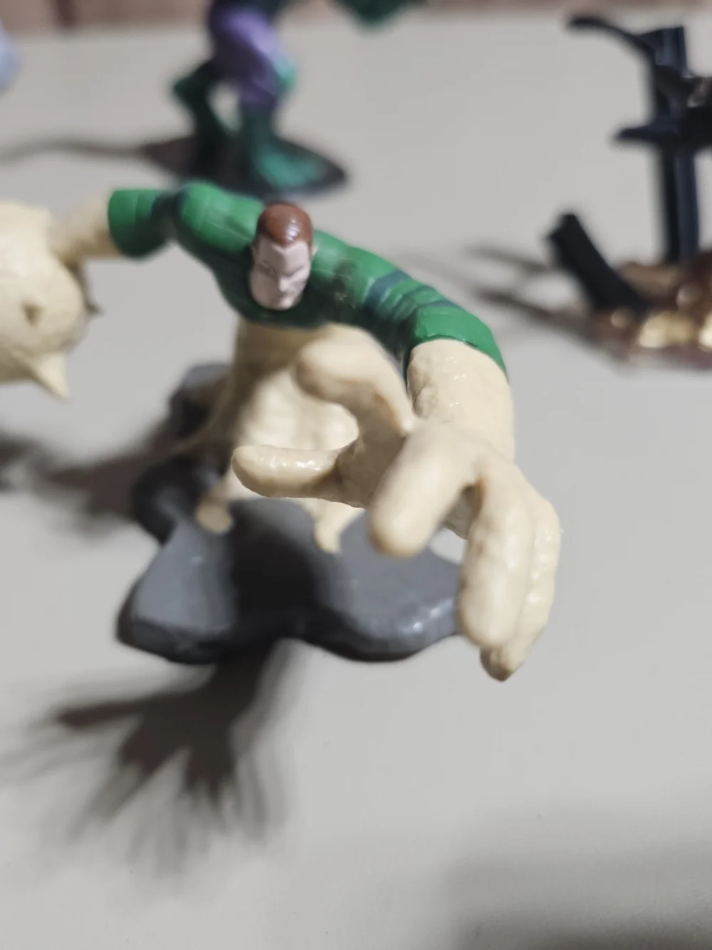 Marvel Mini Figure Bundle with Green, Silver, Gray, Black, Cream Accents